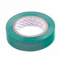 Изолента ПВХ, 15 мм х 10 м, зеленая, 150 мкм Matrix