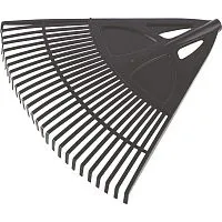 Грабли веерные пластиковые, 620 мм, 27 плоских зубьев, без черенка Sparta