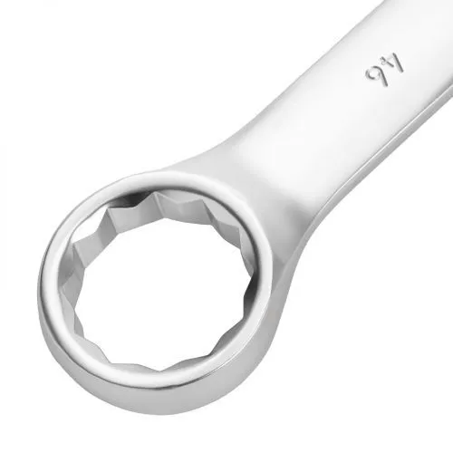 Ключ комбинированный 46мм, никелированный Сибртех фото 4 Ключ комбинированный 46мм, никелированный Сибртех фото 4