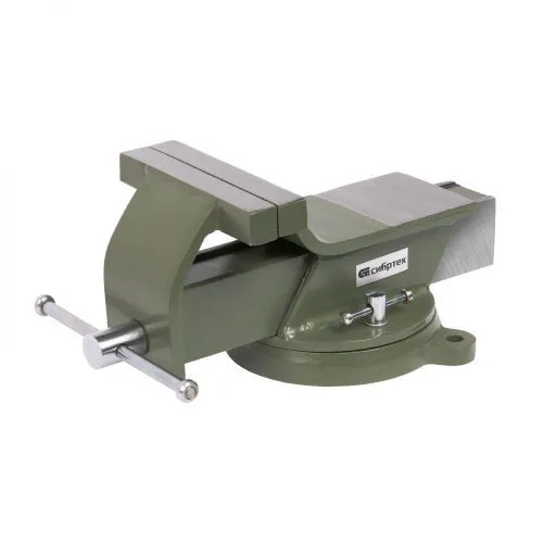 Тиски слесарные, 125 мм, стальные, поворотные Сибртех Тиски слесарные, 125 мм, стальные, поворотные Сибртех