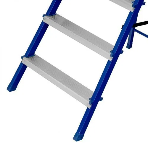 Стремянка, 7 ступеней, стальной профиль, алюминиевые ступени Сибртех фото 10 Стремянка, 7 ступеней, стальной профиль, алюминиевые ступени Сибртех фото 10