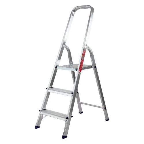 Стремянка усиленная, 3 ступени, алюминиевая, MTX Стремянка усиленная, 3 ступени, алюминиевая, MTX