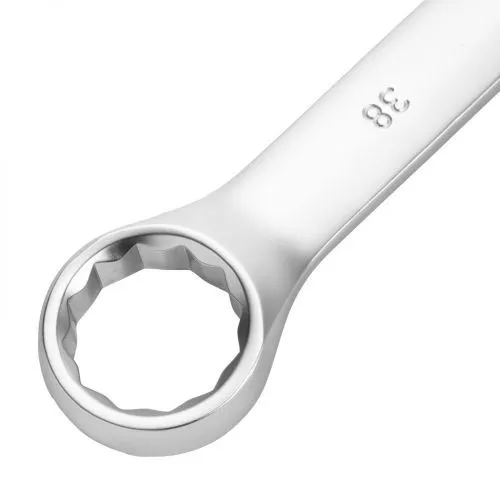 Ключ комбинированный 38мм, никелированный Сибртех фото 4 Ключ комбинированный 38мм, никелированный Сибртех фото 4