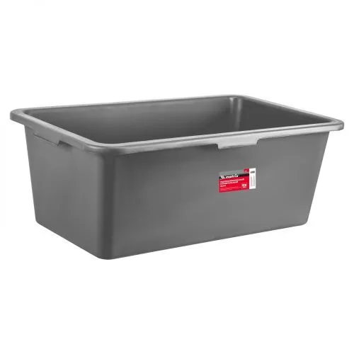 Таз прямоугольный строительный усиленный, 80 л Matrix фото 2 Таз прямоугольный строительный усиленный, 80 л Matrix фото 2