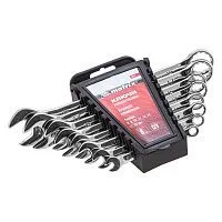 Набор ключей комбинированных, 6-19 мм, 8 шт, CrV, полированный хром Matrix Набор ключей комбинированных, 6-19 мм, 8 шт, CrV, полированный хром Matrix