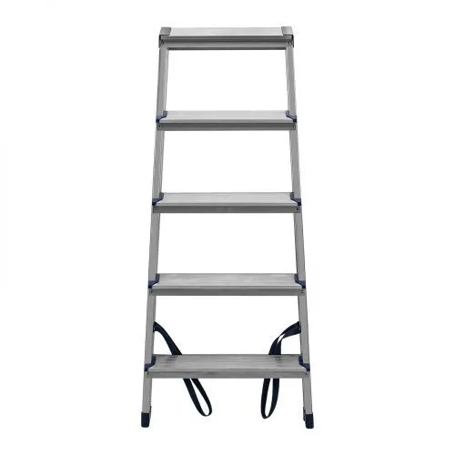 Стремянка двусторонняя 5 ступеней, алюминиевая, Сибртех фото 7 Стремянка двусторонняя 5 ступеней, алюминиевая, Сибртех фото 7