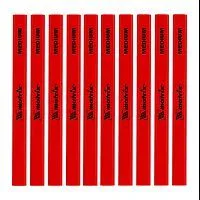 Набор карандашей малярных прямоугольных с точилкой в тубе, 175 мм, 10 шт Matrix