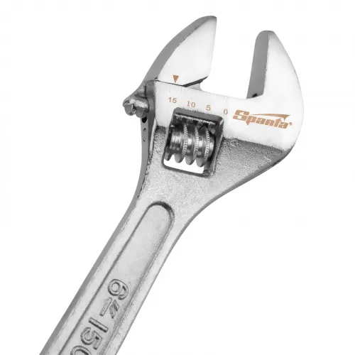 Ключ разводной, 150 мм, хромированный Sparta фото 5 Ключ разводной, 150 мм, хромированный Sparta фото 5