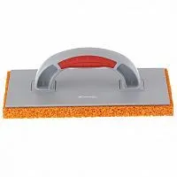 Терка пластмассовая, гидрорезиновое покрытие 18 мм, 270 x 130 мм, двухкомпонентная ручка Matrix