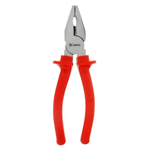 Плоскогубцы Econom, 180 мм, шлифованные, пластмассовые рукоятки Matrix фото 4 Плоскогубцы Econom, 180 мм, шлифованные, пластмассовые рукоятки Matrix фото 4