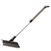 Щетка-сметка для снега со скребком телескопическая 900-1300 мм Stels