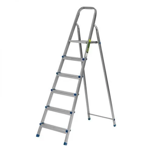 Стремянка, 6 ступеней, стальная, оцинкованная Сибртех Стремянка, 6 ступеней, стальная, оцинкованная Сибртех