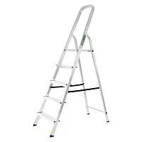 Стремянка, 5 ступеней, алюминиевая, Сибртех