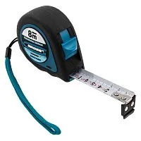Рулетка "Ergonomisch",8 м x 25 мм,магнитный обрезиненный зацеп Gross