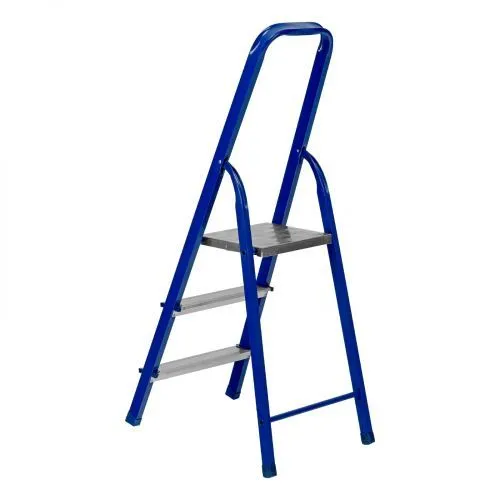 Стремянка, 3 ступени, стальной профиль, алюминиевые ступени Сибртех фото 9 Стремянка, 3 ступени, стальной профиль, алюминиевые ступени Сибртех фото 9