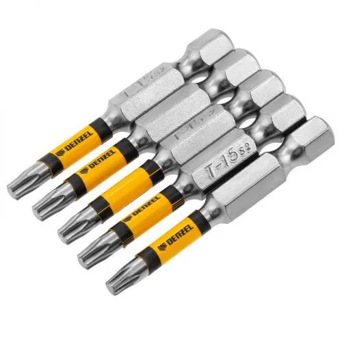 Бита T15x50, 5 шт. Denzel фото 3 Бита T15x50, 5 шт. Denzel фото 3