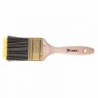 Кисть плоская Golden 2.5", искусственная щетина, деревянная ручка Mtx