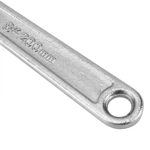 Ключ разводной, 200 мм, хромированный Sparta фото 4 Ключ разводной, 200 мм, хромированный Sparta фото 4