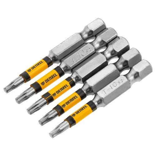 Бита T10x50, 5 шт. Denzel фото 3 Бита T10x50, 5 шт. Denzel фото 3