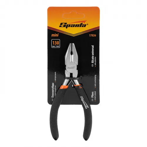 Плоскогубцы Mini, 130 мм, никелированные, авторазжим Sparta фото 2 Плоскогубцы Mini, 130 мм, никелированные, авторазжим Sparta фото 2