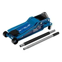 Домкрат гидравлический подкатной, быстрый подъем, 3.5т, Low Profile Quick, 100-565 мм, профессиональный Stels