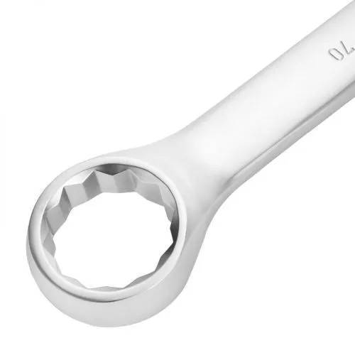 Ключ комбинированный 70мм, никелированный Сибртех фото 4 Ключ комбинированный 70мм, никелированный Сибртех фото 4