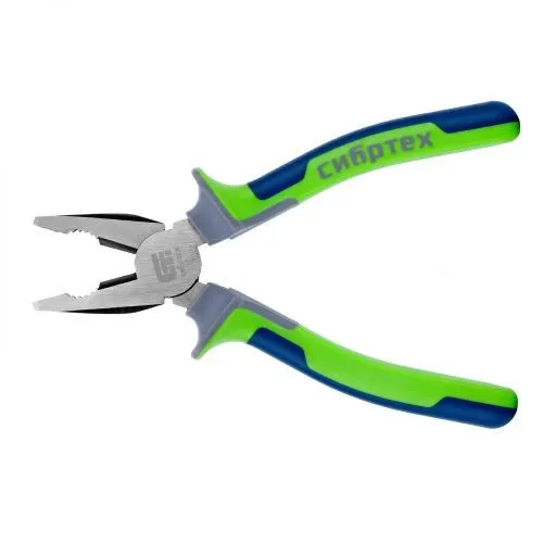Плоскогубцы комбинированные, 200 мм, фосфатирование, трехкомпонентные рукоятки Сибртех фото 9 Плоскогубцы комбинированные, 200 мм, фосфатирование, трехкомпонентные рукоятки Сибртех фото 9