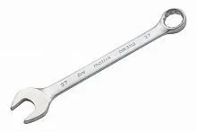 Ключ комбинированный, 27 мм, CrV, матовый хром Matrix