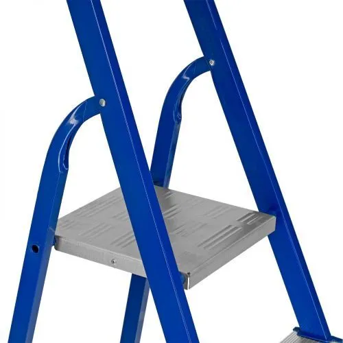 Стремянка, 8 ступеней, стальной профиль, алюминиевые ступени Сибртех фото 4 Стремянка, 8 ступеней, стальной профиль, алюминиевые ступени Сибртех фото 4