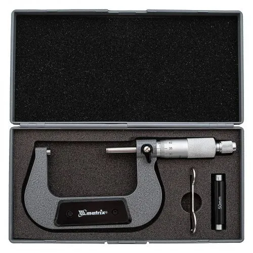 Микрометр механический,50-75 мм Matrix фото 6