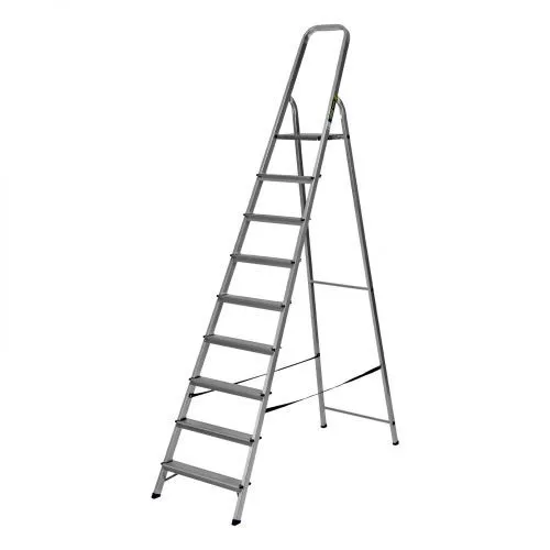 Стремянка, 9 ступеней, алюминиевая, Сибртех Стремянка, 9 ступеней, алюминиевая, Сибртех