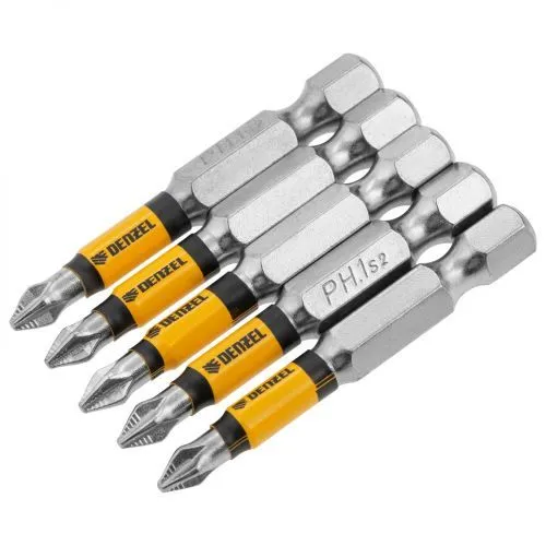 Бита PH1x50, 5 шт. Denzel фото 3 Бита PH1x50, 5 шт. Denzel фото 3