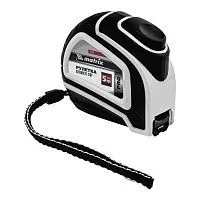 Рулетка Autostop,5 м х 19 мм,двухкомпонентный корпус,автоматическая фиксация,Pro Matrix