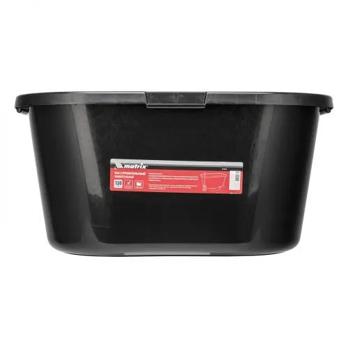 Таз строительный прямоугольный универсальный, 120л, ударопрочный Matrix фото 3 Таз строительный прямоугольный универсальный, 120л, ударопрочный Matrix фото 3