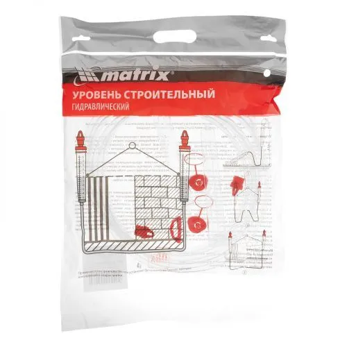 Гидроуровень,удлиненная колба, рельефная градуировка, 5м Matrix фото 2