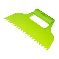 Шпатель для клея, пластмассовый, зубчатый 6 х 6 мм Сибртех