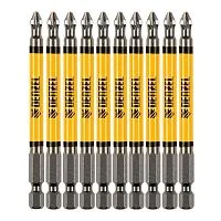 Бита PZ2х90, сталь S2, цилиндр., 10 шт. Е 6,3 Denzel