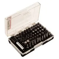 Набор бит с магнитным держателем, CrV, 61 шт. Matrix