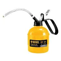 Масленка-нагнетатель, металлический корпус, 0,2 л, гибкий наконечник Denzel Масленка-нагнетатель, металлический корпус, 0,2 л, гибкий наконечник Denzel