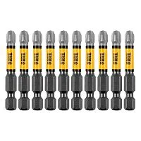 Бита IMPACT, PH3x50 мм, лазерная обработка шлица, сталь S2, 10 шт., Е 6,3 Denzel