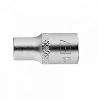 Головка торцевая 1/4, Е7, CrV Stels