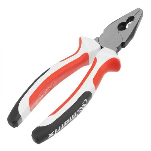 Плоскогубцы Premium, 200 мм, трехкомпонентные рукоятки Matrix фото 7 Плоскогубцы Premium, 200 мм, трехкомпонентные рукоятки Matrix фото 7