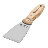 Шпательная лопатка из нержавеющей стали, 60 мм, буковая рукоятка, EFP Matrix