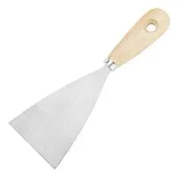 Шпательная лопатка из углеродистой стали, 80 мм, деревянная ручка Sparta