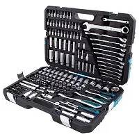 Набор инструментов, 1/2", 3/8", 1/4", CrV, 120 зубьев, 216 предметов Gross