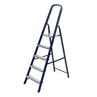 Стремянка, 5 ступеней, стальная, Сибртех