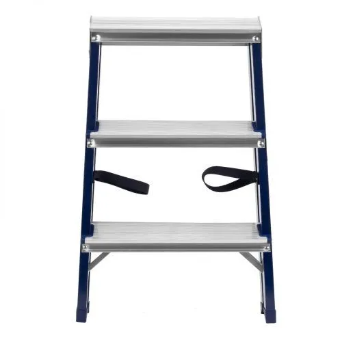 Стремянка двусторонняя 3 ступени, стальная, Сибртех фото 5 Стремянка двусторонняя 3 ступени, стальная, Сибртех фото 5