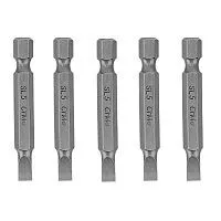 Бита SL5 x 50, сталь CrMo, 5 шт. Сибртех