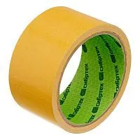 Лента клейкая двусторонняя, 50 мм х 10 м, на полипропиленовой основе Сибртех