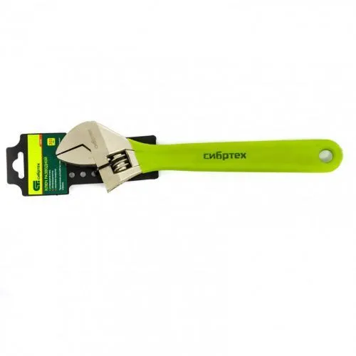 Ключ разводной, 300 мм, никелированный Сибртех фото 2